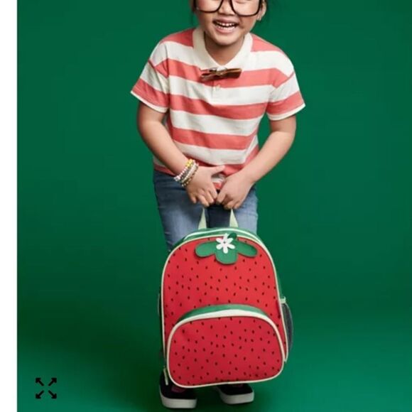 Skip Hop Strawberry Themed Backpack - Picture 2 of 6